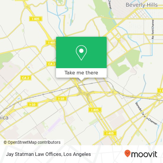 Jay Statman Law Offices map