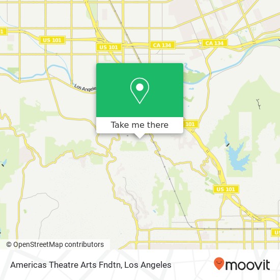 Americas Theatre Arts Fndtn map