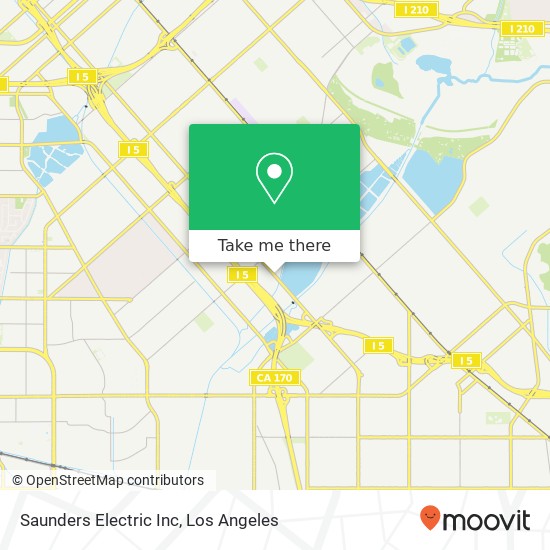 Saunders Electric Inc map