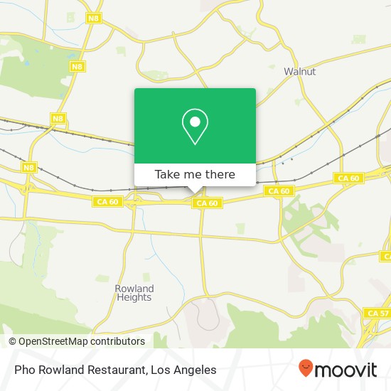 Pho Rowland Restaurant map