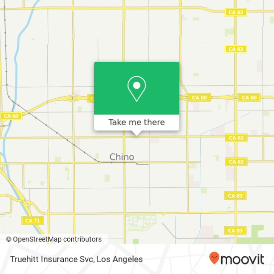 Mapa de Truehitt Insurance Svc