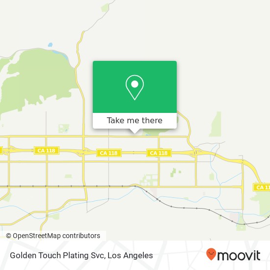 Golden Touch Plating Svc map