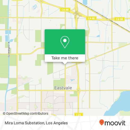 Mira Loma Substation map
