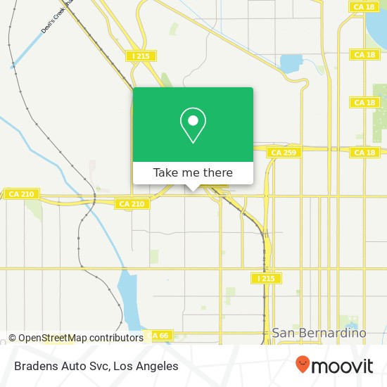 Bradens Auto Svc map