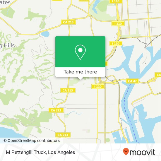 M Pettengill Truck map