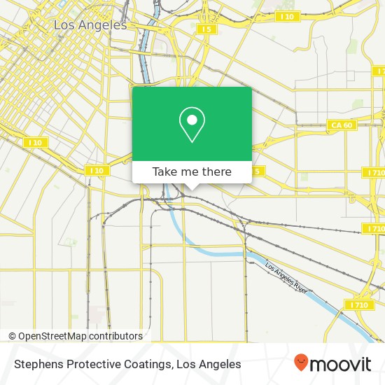 Mapa de Stephens Protective Coatings