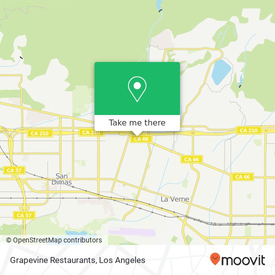 Mapa de Grapevine Restaurants