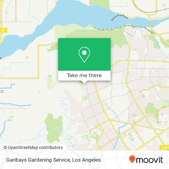 Garibays Gardening Service map