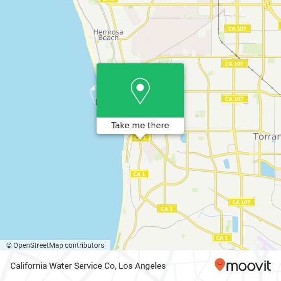 Mapa de California Water Service Co