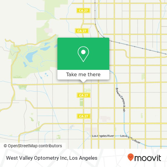 Mapa de West Valley Optometry Inc