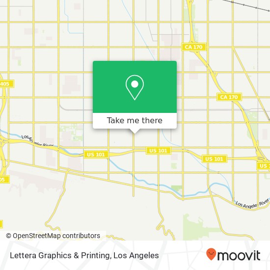 Mapa de Lettera Graphics & Printing