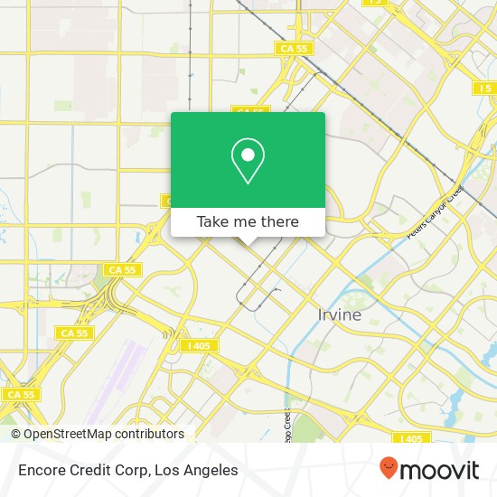 Encore Credit Corp map