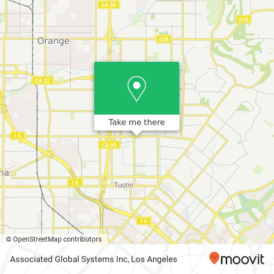 Mapa de Associated Global Systems Inc