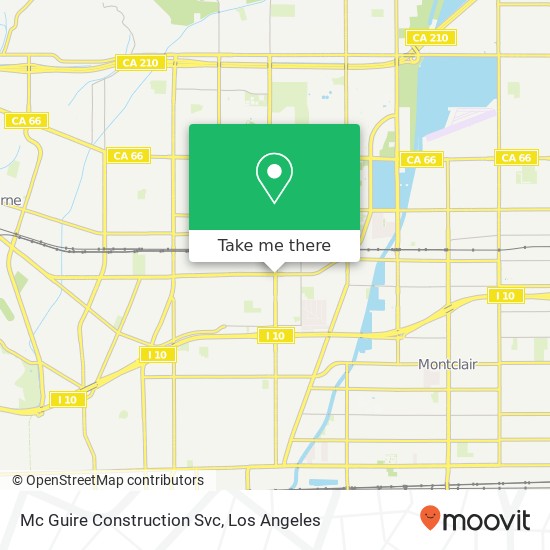 Mc Guire Construction Svc map