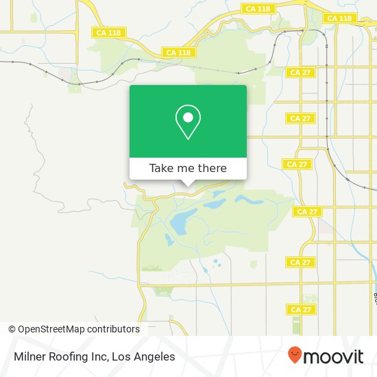 Milner Roofing Inc map