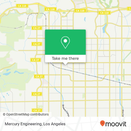 Mercury Engineering map