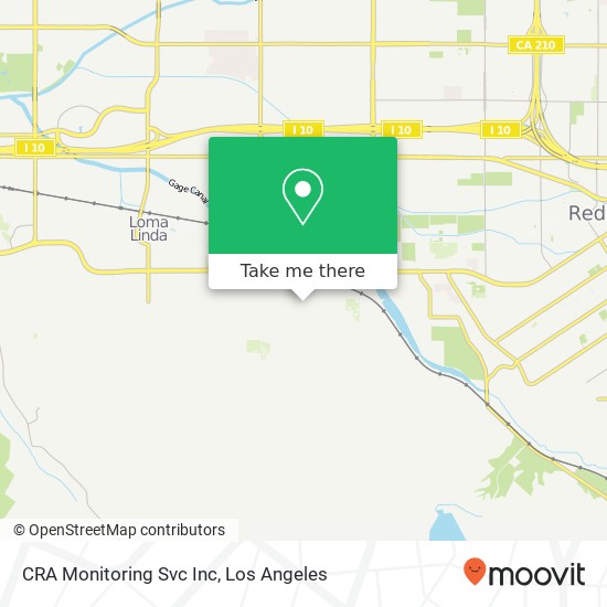 CRA Monitoring Svc Inc map