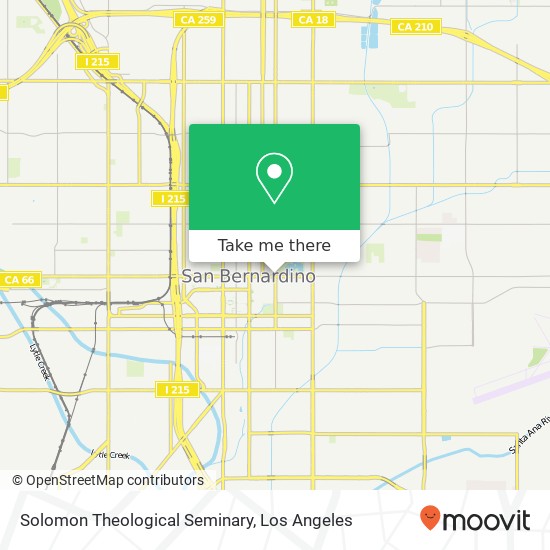 Mapa de Solomon Theological Seminary