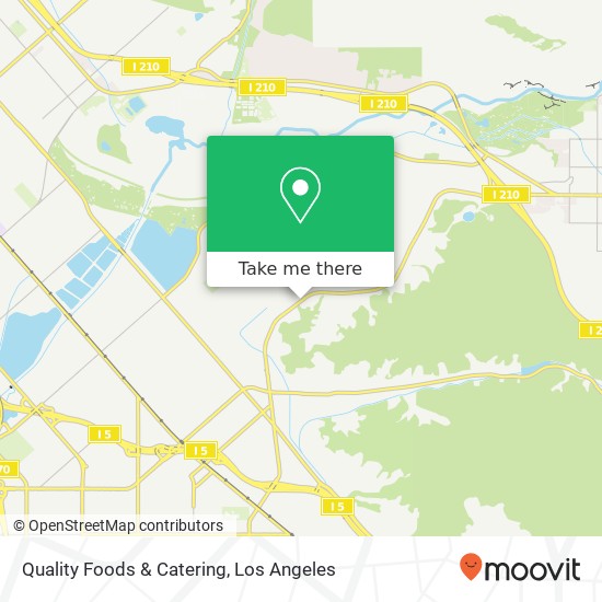 Quality Foods & Catering map