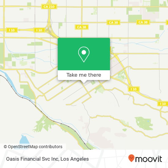 Oasis Financial Svc Inc map