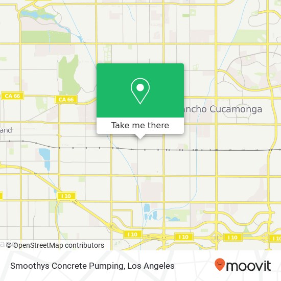 Smoothys Concrete Pumping map