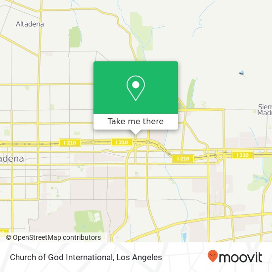 Mapa de Church of God International