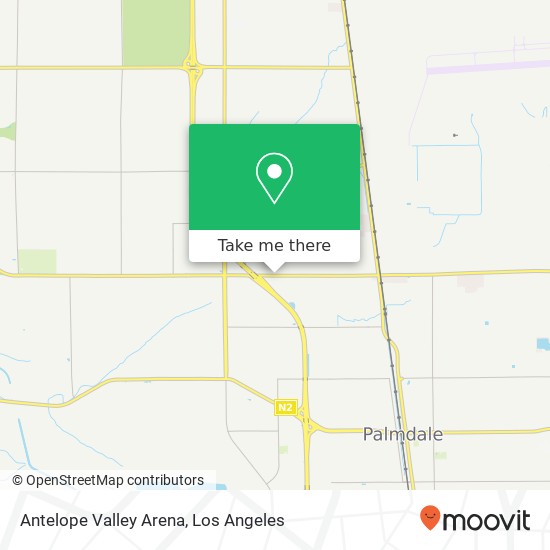 Antelope Valley Arena map