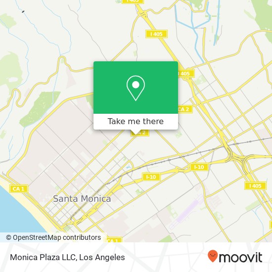 Mapa de Monica Plaza LLC
