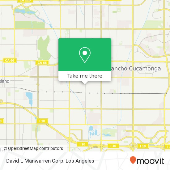 David L Manwarren Corp map
