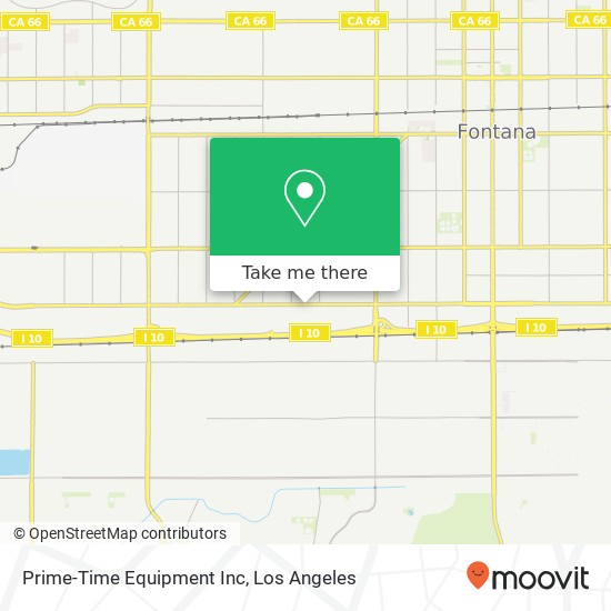 Prime-Time Equipment Inc map