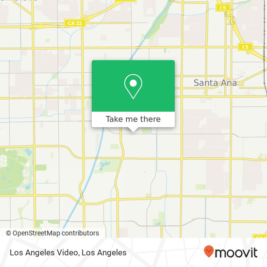Los Angeles Video map