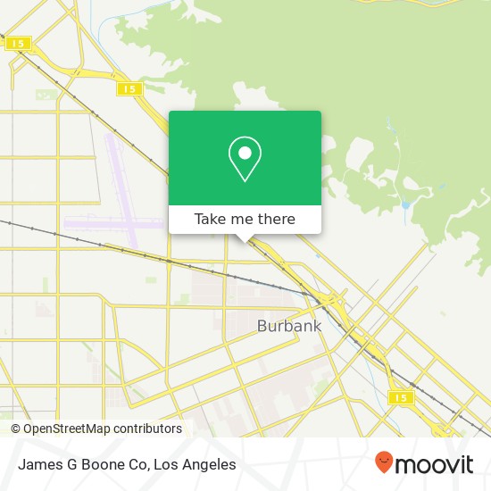 Mapa de James G Boone Co