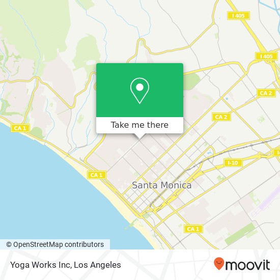Mapa de Yoga Works  Inc