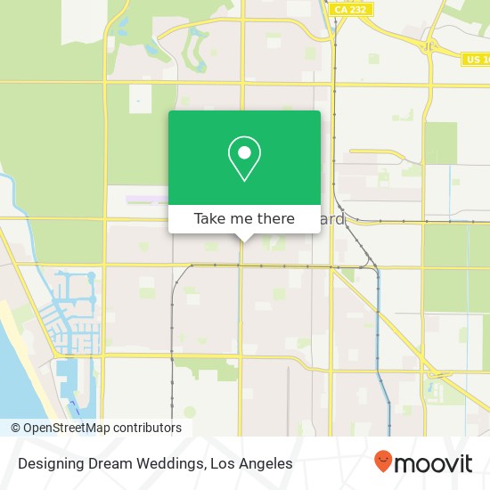 Designing Dream Weddings map