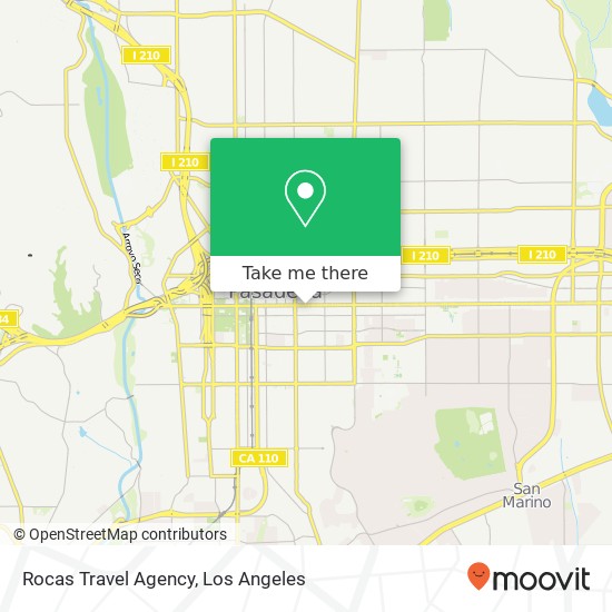 Mapa de Rocas Travel Agency