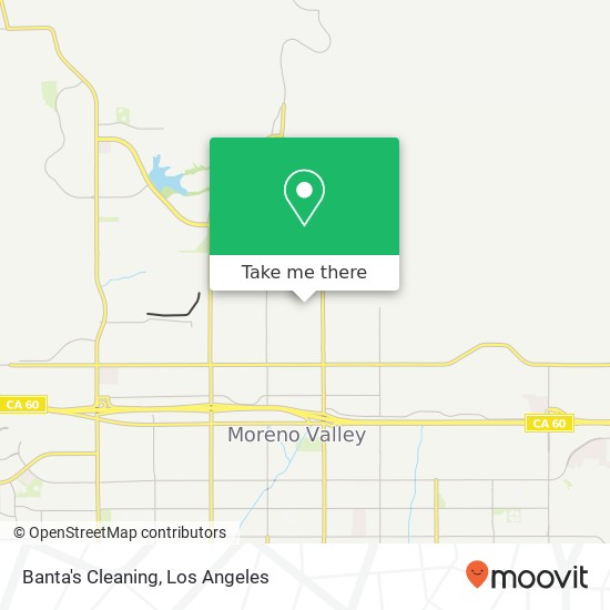 Banta's Cleaning map