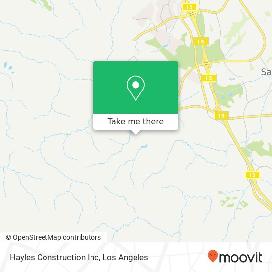 Hayles Construction Inc map