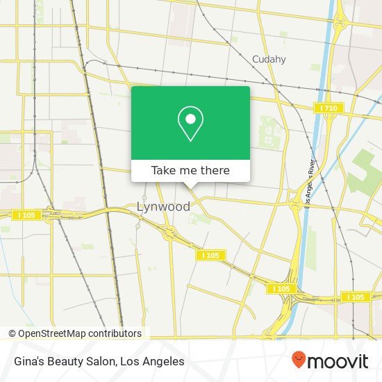 Gina's Beauty Salon map