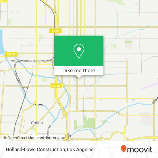 Holland-Lowe Construction map