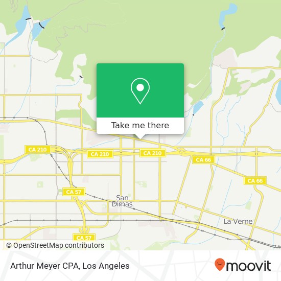 Arthur Meyer CPA map