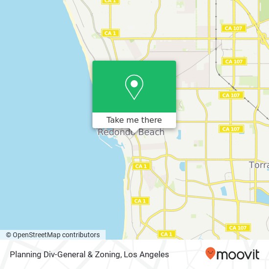 Planning Div-General & Zoning map