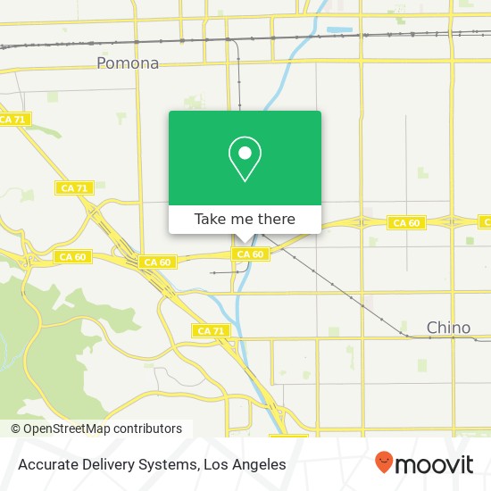 Accurate Delivery Systems map