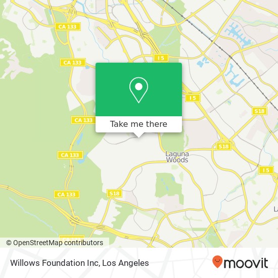 Willows Foundation Inc map