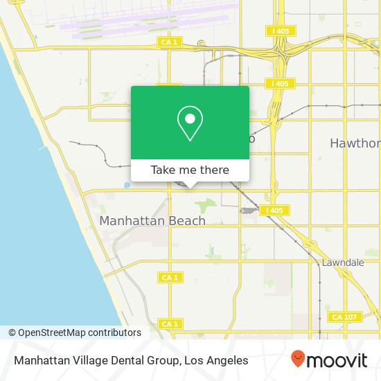 Mapa de Manhattan Village Dental Group