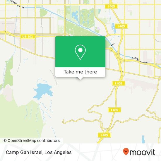 Camp Gan Israel map