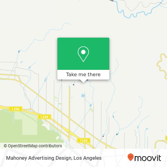 Mahoney Advertising Design map