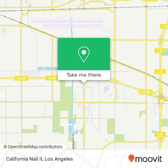 California Nail II map