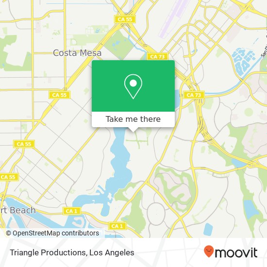 Triangle Productions map