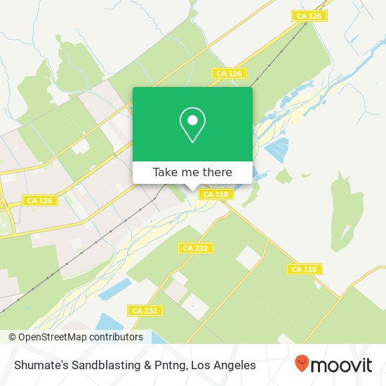 Shumate's Sandblasting & Pntng map