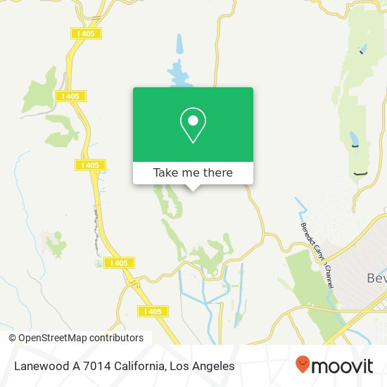 Lanewood A 7014 California map